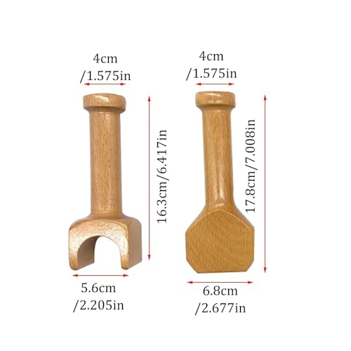 Set de 6 Martillos de Ajuste Quiropráctico de Madera miniatura 2