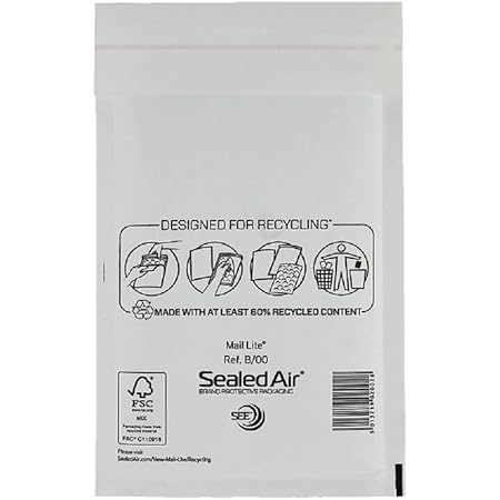 C/0 Mail Lite Gold Padded Envelopes - Box Of 100