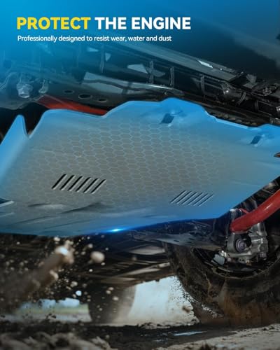 Image of PHILTOP FO1228126 Front Lower Engine Splash Shield Under Cover Compatible with 2013-2020 Ford Fusion 1.5 /1.6 /2.0 /2.5L, 2013-2020 Lincoln MKZ 2.0L Turbocharged