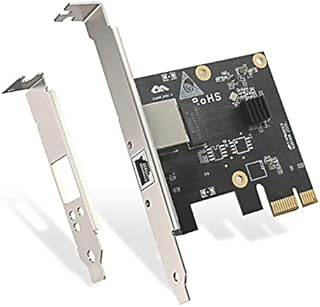 Sinobright 2.5GBase-T PCIe Network Adapter - RTL8125B 2500 / 1000 / 100Mbps RJ45 LAN PCIE Gigabit Ethernet Card for Windows Server/Windows/Linux with Low Profile