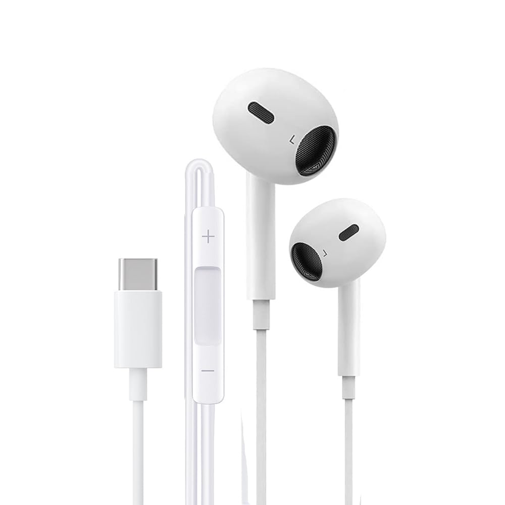 iPhone Kopfhörer mit Kabel [MFi zertifiziert]iPhone Kabel Kopfhörer/HiFi Stereo Ohrhörer mit Lightning (eingebautes Mikrofon und Lautstärkeregler) mit iPhone 14/13/12/11/SE/X/7 Unterstützt alle iOS