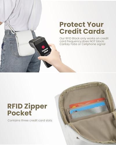 Image of befen Genuine Leather Crossbody Bags for Women, Cell Phone Cross body Purse Bag with RFID Blocking Card Slots
