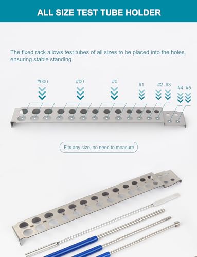 Image of 16Pcs Filling Tools Kit - Short Stem Funnels Home & Lab Supplies with Empty Tray and Spoon Scoops Spatula Tamper Quickly Maker All Size # 000 00 0 1 2 3 4 5 Funnel (16Pcs