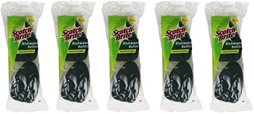 Scotch-Brite Heavy Duty Dishwand Refills 481-7-RSC, 2-Count (Pack of 5)