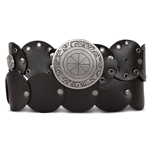 Image of Lucky Brand Women's Western Leather Belt | Classic | Fashion | Vintage | Buffalo Leather | Western-Inspired