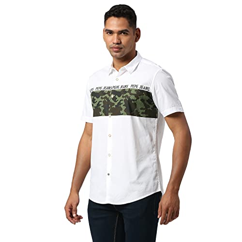 Image of Pepe Jeans Men's Cotton Regular Fit Shirt