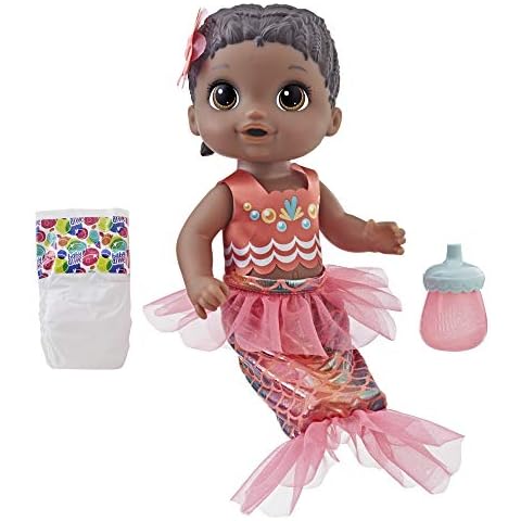 Baby Alive Shimmer ‘n Splash Mermaid (Black Hair) Cover
