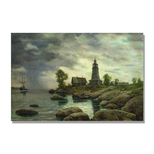 Reproductions de tableaux d'art de Lev Lagorio : toile haute définition The Bay 80x120cm