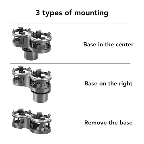 Expansor portavasos para carro 2 en 1 con base extensible miniatura 3
