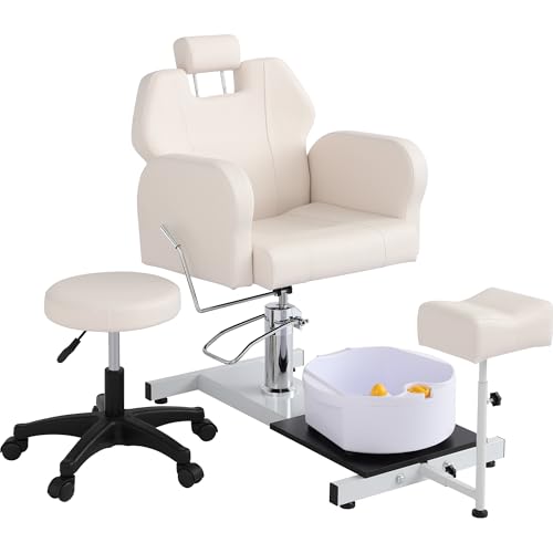 KIGOTY Height Adjustable Pedicure Chair