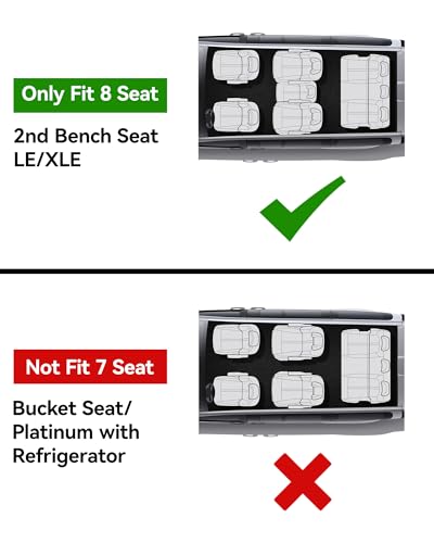Image of 3W Floor Mats & Cargo Liner Fit 2021-2026 Toyota Sienna LE /XLE 8 Seat