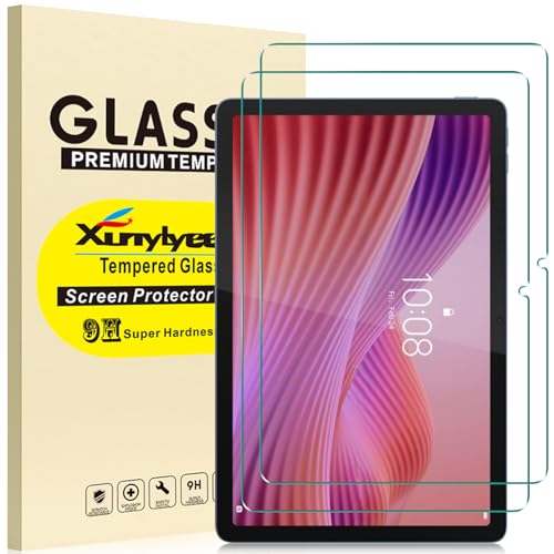 XunyLyee 2 Piezas, Protector Pantalla para Lenovo Tab 10.1 Pulgadas 2025 TB-311FU Cristal Templado Film [232 * 151mm/ 9.13 * 5.95']