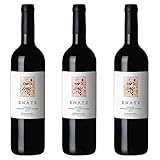 ENATE Crianza Tempranillo - Cabernet Sauvignon - Añada - D.O. Somontano - Vino Tinto - Notas Ahumadas y Especiadas - Fondo a Frutas Rojas Maduras - Pack de 3 Botellas - 75cl