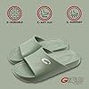 GAMBOL Men’s Sliders | Lightweight, Water-Resistant Casual Sandals with G-BOLD Technology | Durable EVA Sole, Phylon Comfort (Green/UK 9) #2
