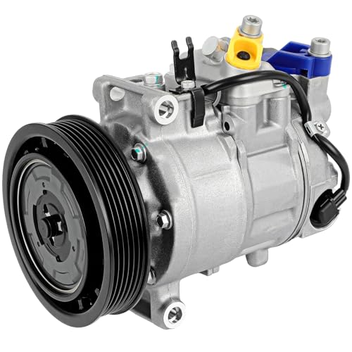 Image of SCITOO AC Compressor fit for Audi A6 2.8L 2008-2011 | Fast Cooling, Ultra Low Noise (≤72 dB)Air Conditioner Compressor with Clutch, Easy Installation, 4F0260805AB 4F0260805AF