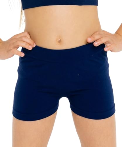 Girls Boy Shorts Perfect for Sports and Summer Outfits - Underwear Dress and Dance Short (One Size Fits Age 4-7)