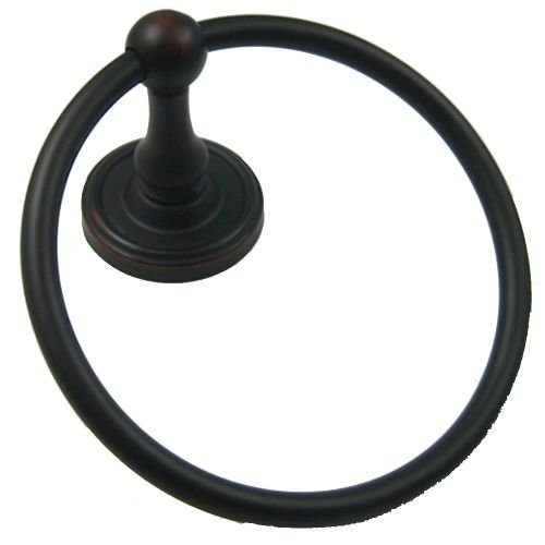 Rusticware 8286 Towel Ring with Backplate from the Midtowne Collection, Oil Rubbed Bronze