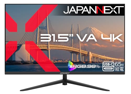 Amazon.co.jp: JAPANNEXT 31.5インチ VAパネル搭載 4K(3840×2160