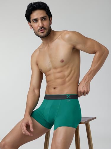 Image of XYXX Men's Super Combed Cotton Trunks| Regular Fit, Odour-Free, Anti-Roll No-Marks Waistband Underwear for Man
