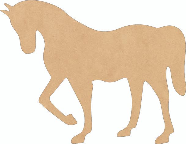 Amazon.com: Unfinished Wood Horse Shape DIY 22