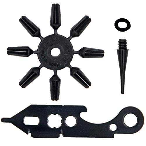 Dart Flight, Andoer Conjunto de 12 unidades de dardos para dardos com 100 unidades de peças sobressa