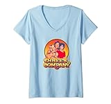 Photo Gallery donna three s company 1980 s sunset retro jack jan & chrissy maglietta con collo a v Photo Gallery donna three s company 1980 s sunset retro jack jan & chrissy maglietta con collo a v