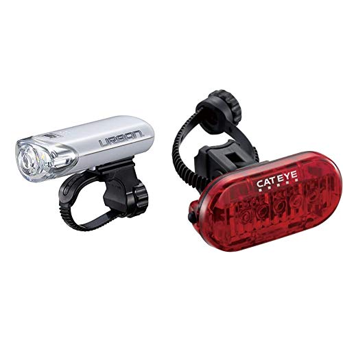 キャットアイ(CAT EYE) LEDライト ヘッドライト URBAN アーバン セーフティライト セット ホワイト HL-EL145 自転車