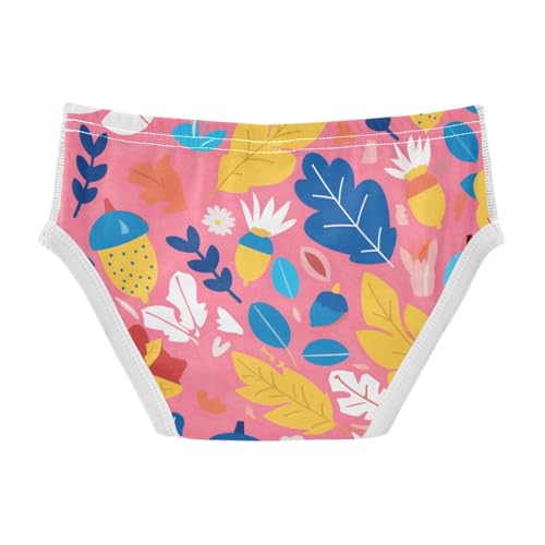 KLL Acorns with Decorative Trees Toddler Boys' Cotton Briefs Cute Undies2