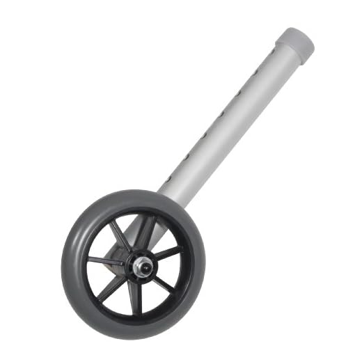 Drive Medical Universal 5" Walker Wheels, Gray