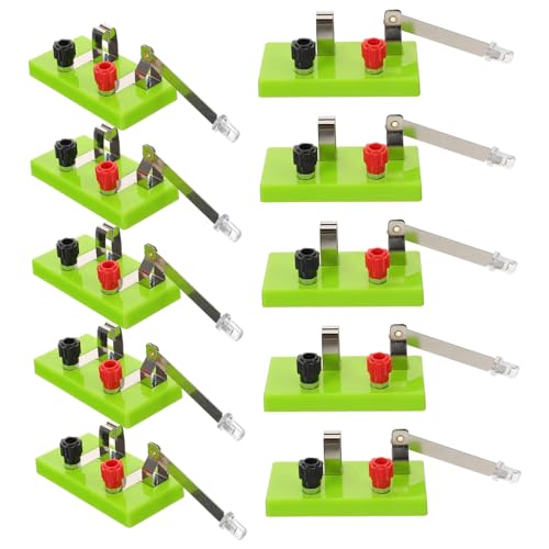 HAWILLOSCH Single Pole Switch for Physics Teaching 10pcs for Electrical Physics Labs