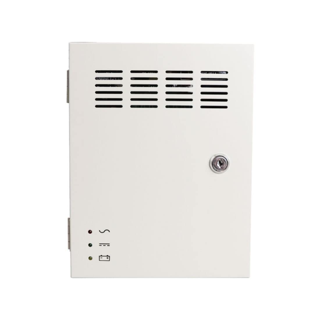 EVERSECU Alimentatore UPS a 18 canali, 12 V 20 Amp CC, in scatola metallica, con batteria di riserva, per allarmi antifurto, telecamere CCTV, controllo accessi PTZ (batteria non inclusa)