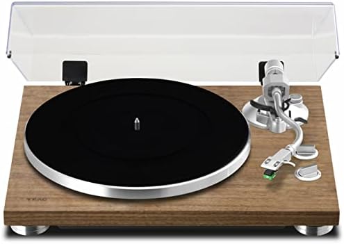 Tocadiscos Teac TN-400BT-SE/WA HiFi, Reproductor de vinilos con Bluetooth para Altavoces y Auriculares (Tocadiscos, transmisión por Correa, velocidades de reproducción 33/45/78rpm Cartucho MM) Walnut