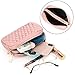 UTO Fanny Pack for Women 5 Ways Convertible Chest Bag Waterproof Fashion Lightweight Travel Waist Pack Purse Pink