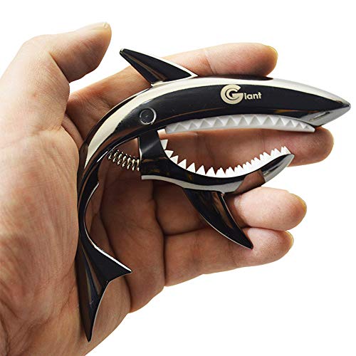 MINGZE Capo de Guitare, Shark Alliage de zinc Capodastre de Capo Universel Pour Folk Guitare, Guitare Electrique et… - Les Beatles, Paul McCartney, John Lennon, RIngo Starr, George Harrison MINGZE Capo de Guitare, Shark Alliage de zinc Capodastre de Capo Universel Pour Folk Guitare, Guitare Electrique et… – Image 8