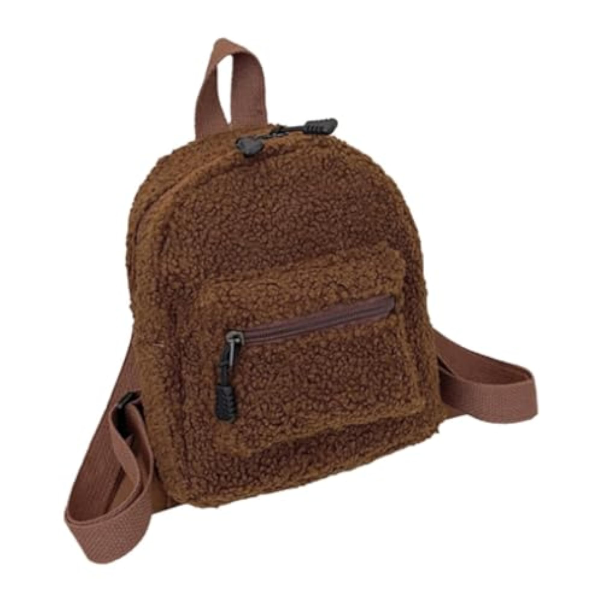 Plush Adjustable Strap Backpack for Teens