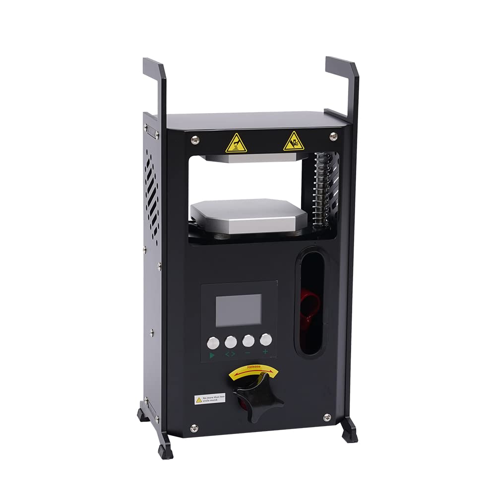 Buy 4 Ton Heat Press Machine,300W 110V 4 x 4inch Dual Heating Plate