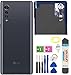 for LG Velvet 5G G900VM G900TM 5G Only Fit Verizon&T-Mobile Verison Not Fit AT&T Verison Back Glass Replacement W/Camera Frame Panel Cover Parts W/Tape +Tools Aurora Grey