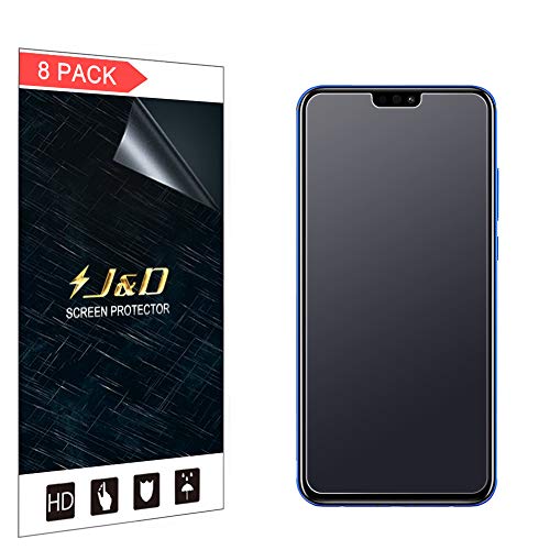 JD Compatible para 8 Pack Protector de Pantalla para Huawei Honor 8X Anti reflejante NO Cobertura Completa Prima Pelcula Mate Protector de Pantalla para Huawei Honor 8X No para Honor 8X Max