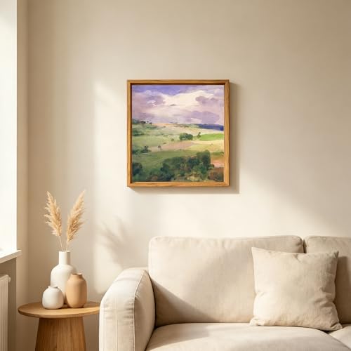 Image of Canvas Frames for 6 inchx6 inchPaintings with 0.6 inch~0.9 inch Deep Walnut