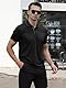 Comilaka Herren Poloshirt Kurzarm Polo Kontrast Polohemd Male Klassisches T Shirt Freizeit Sommer