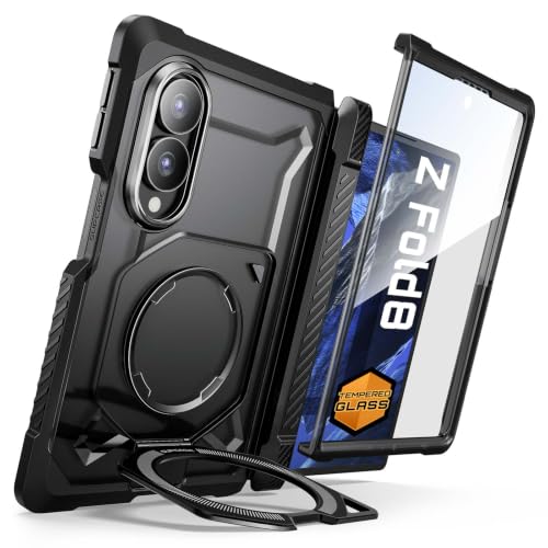 SUPCASE for Galaxy Z Fold 8 Case with Tempered Glass Screen Protector