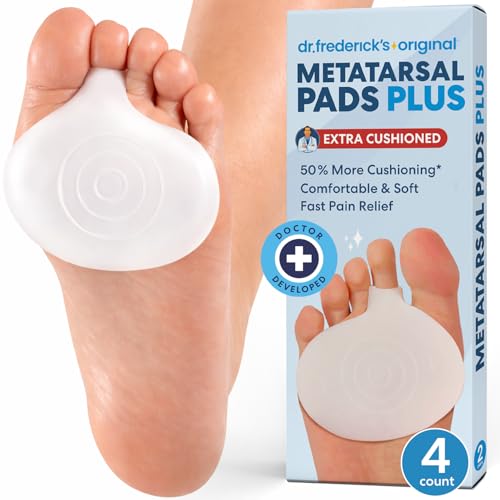 Dr. Frederick's Original Metatarsal Pads Plus - 4 Pieces - Extra Cushion