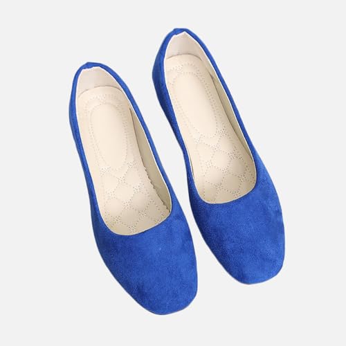 Rojeam Womens Flats Shoes Portable Pumps Ballet Flat Slip-on Ballerina Pumps Shoes Ladies Loafers2