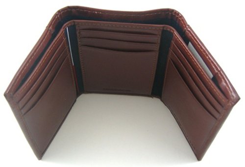 Tommy Hilfiger Men's Trifold Wallet-Sleek and Slim, Tan, One Size2