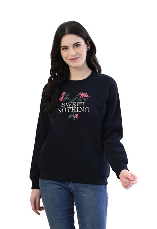 starfox Women's Printed Fleece Sweatshirt-picture-47