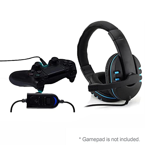 Fone de ouvido estéreo T-997 para jogos com microfone para PS4 PC laptop com cancelamento de ruído s