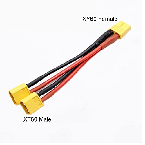 Cable XT60 en paralelo conector Y divisor de batería para duplicar capacidad en drones DJI Phantom 3