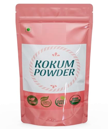 Organic Kokum Powder - 150 Gram/5.29 Oz - Gracinia Indica - Malabar Tamarind Powder - Pure & Natural