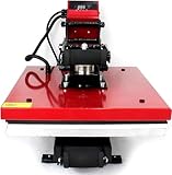 CWCQGH Máquina de prensado en Caliente, máquina de prensado de Camisas de 16x20, Impresora de sublimación Industrial de 2KW, versión Horizontal