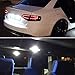 YITAMOTOR 194 168 T10 LED Bulb White for License Plate Light Car Interior Light, Non Polarity, W5W 2825 2827 T10 Wedge LED Light Bulb for Map Dome Trunk Door Courtesy Dash Light, 12V, 6000K, 10-Pack